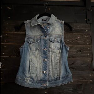 YMI Denim Sleeveless Vest Small